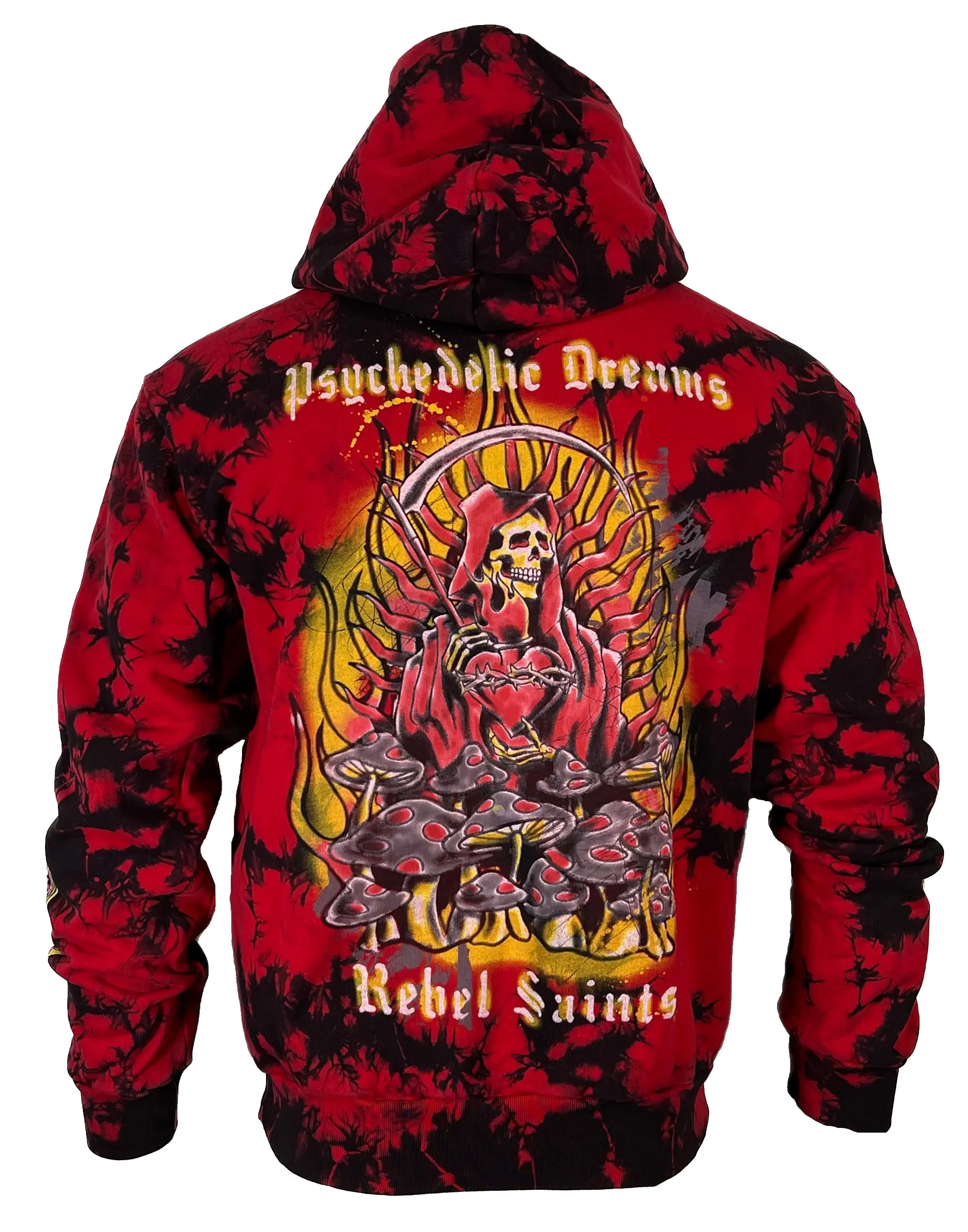 Rebel Saint by Affliction Men's Hoodie Reaper Heavyweight Premium Quality Hood