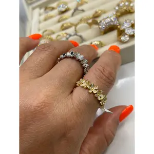 Bling Flower rings