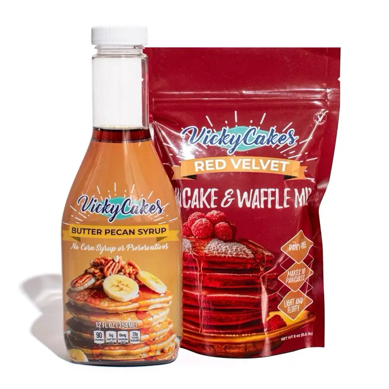 Vicky Cakes Pancake Mix & Syrup Bundle (Pick Your Flavor)