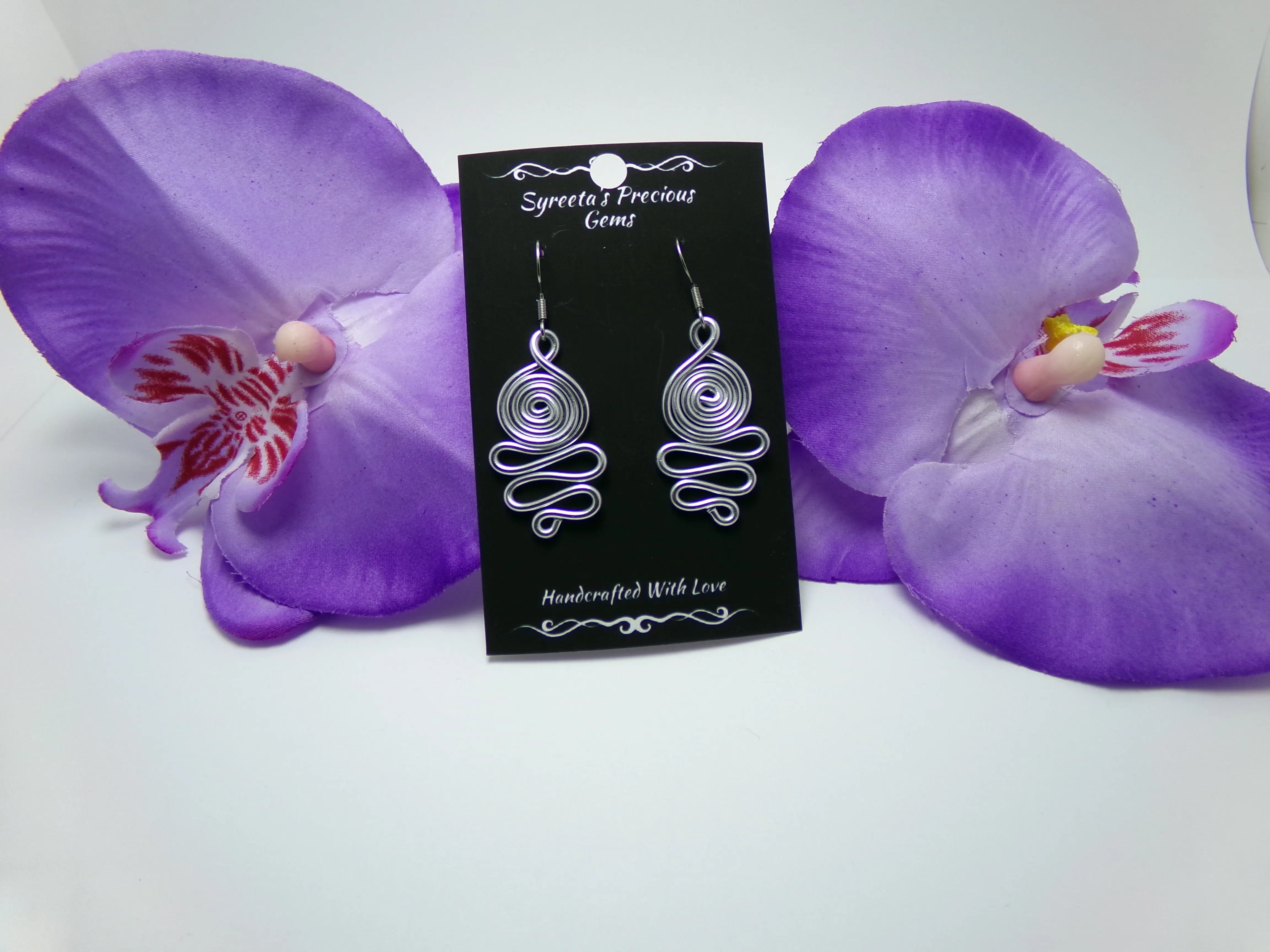 Dangle Swirl Earrings Dangle Swirl Earrings