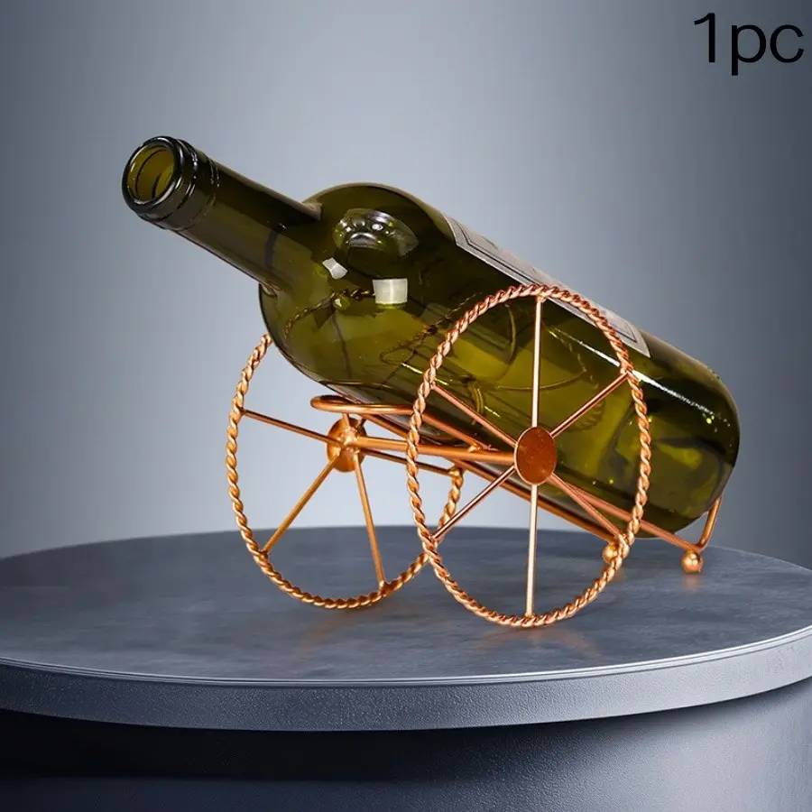 Creative Wine Rack Holder, Stylish Home Decor Ornament, Fashionable Wine Cup Stand, Unique Bottle Display Shelf, Elegant Table Accessory