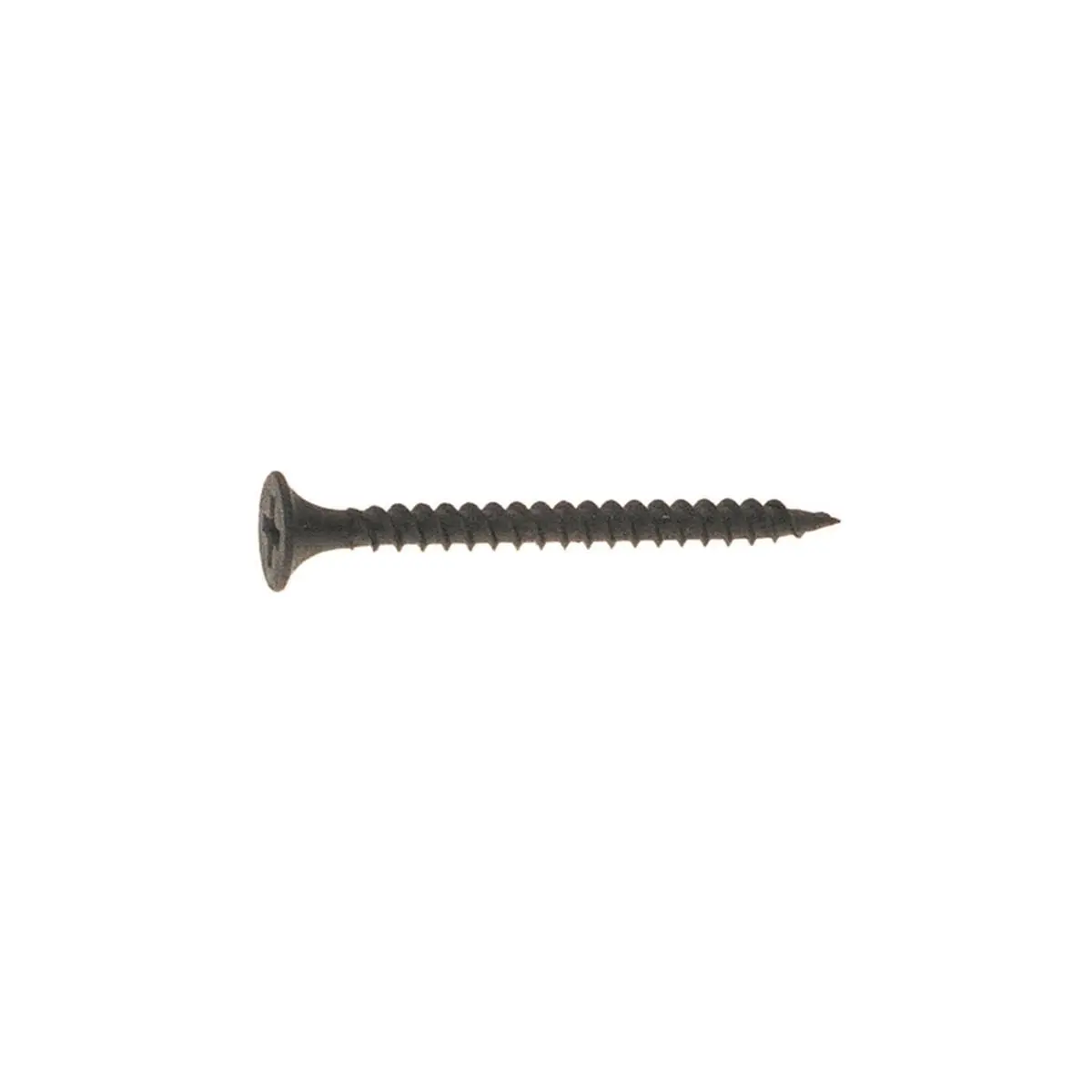 Black Bugle Head Drywall Screws - No. 6 x 1 in., Phillips Drive, Fine Thread Design, Phosphate Finish, 25 lbs Pack (Pack of 7825) for Installing Gypsum Board