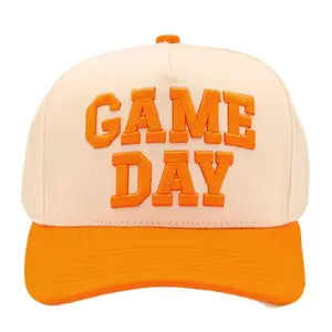 Game Day Trucker Caps, Adjustable Snapback Hats for Sports Events, Casual Outdoor Wear