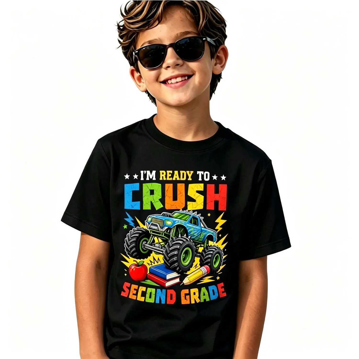 I'm Ready to Crush 2nd Grade First Day of Second Grade Boys T-Shirt