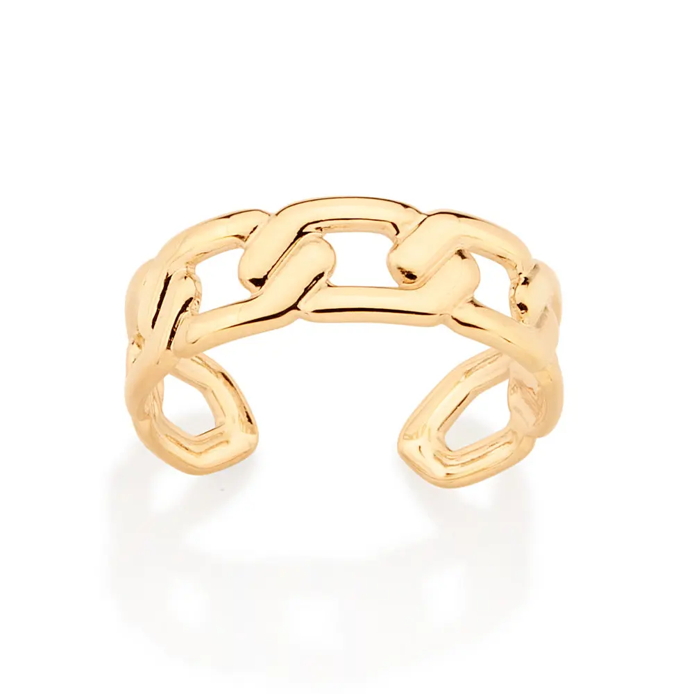GOLD CHAIN ADJUSTABLE RING