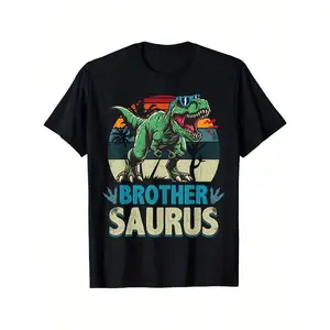 Brothersaurus T Rex Dinosaur Brother Saurus Family Matching T-Shirt