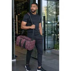 KYNDEO Motion Duffle Bag - Oxblood Monogram for Casual, Sporty Travel Use, Casual Travel Bags, Sporty Travel Bags