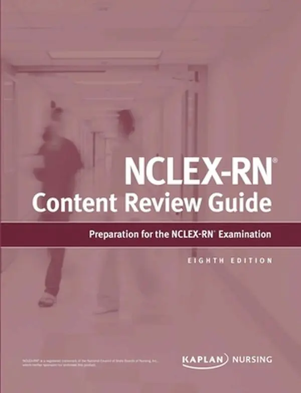 USED Book - Nclex-RN Content Review Guide: Preparation for the Nclex-RN Examination by Kaplan Nursing (Paperback) - english