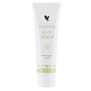 Forever Aloe Scrub with Microspheres of Jojoba 3.5 oz / 98 g Natural Product