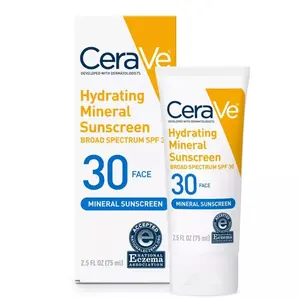 CeraVe Hydrating Mineral Face Sunscreen Lotion SPF 30 2.5oz Frasier Fir2.5oz