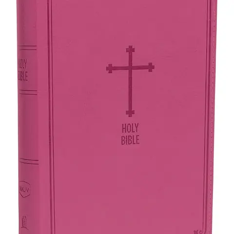 NKJV, Deluxe Gift Bible, Leathersoft, Pink, Red Letter, Comfort Print: Holy Bible, New King James Version