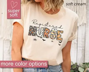 Halloween Nurse Shirt, Registered Nurse Shirt, Halloween Rn Shirt, Rn Gifts, Rn Graduation Shirt, Rn Nurse Shirt, Nursing School Tee, NICU