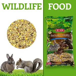 Backyard Wildlife Food Blend 5 Pound - Mixed Grains & Seeds for Squirrels, Chipmunks, Rabbits and Small Animals