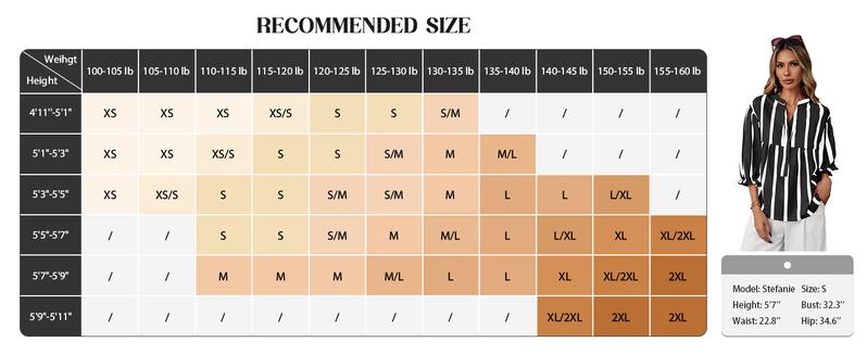 Tankaneo Womens Puff Sleeve Babydoll Tops Summer V Neck Striped Blouse Cute Casual Loose Fit Flowy Shirts