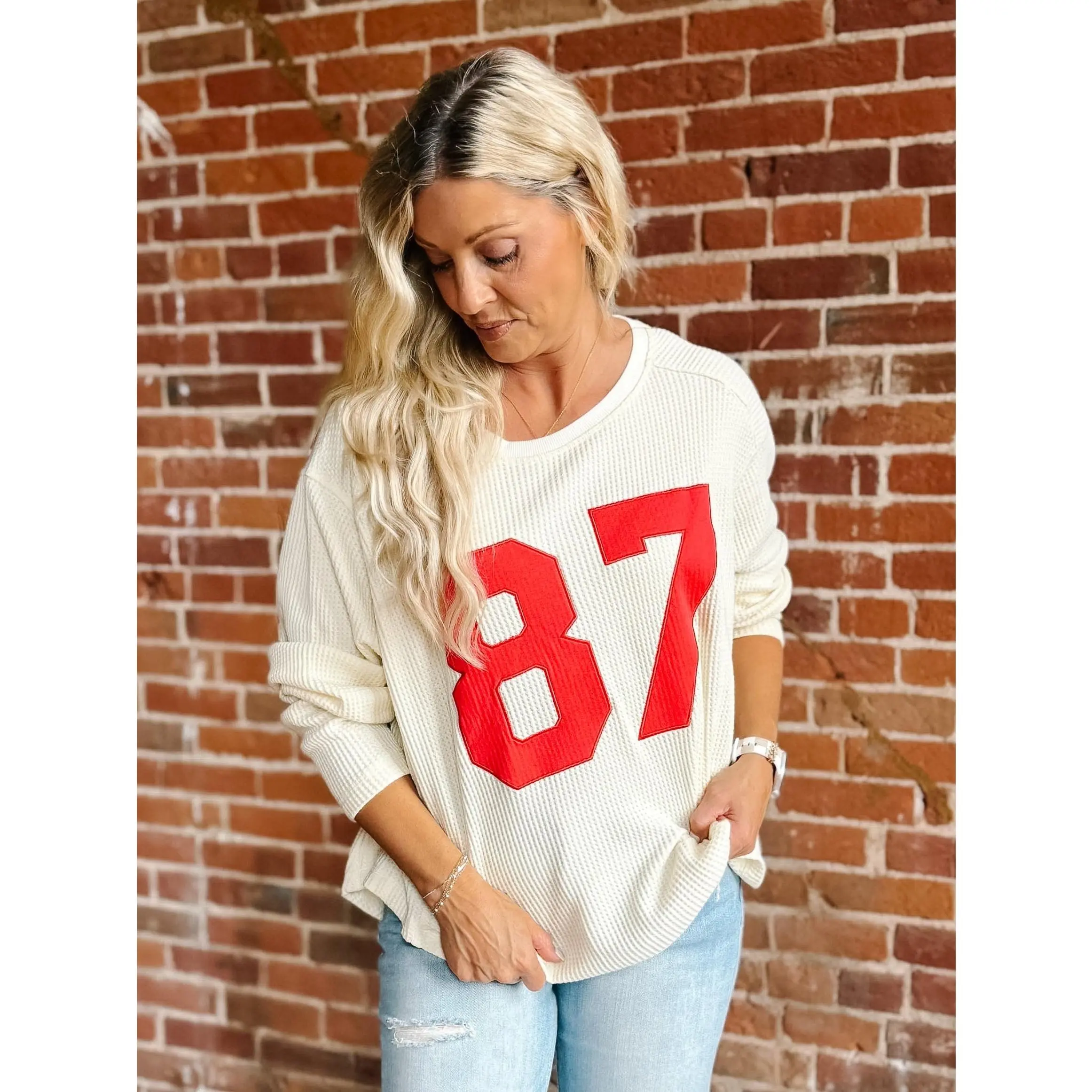 Vintage 87 Thermal Knit Pullover