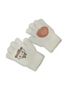 Dark Print Gloves, Fashion Accessory Full Coverage Warm Design, Winter Gloves, Two Options Available, Perfect for Outdoor Wear, Casual