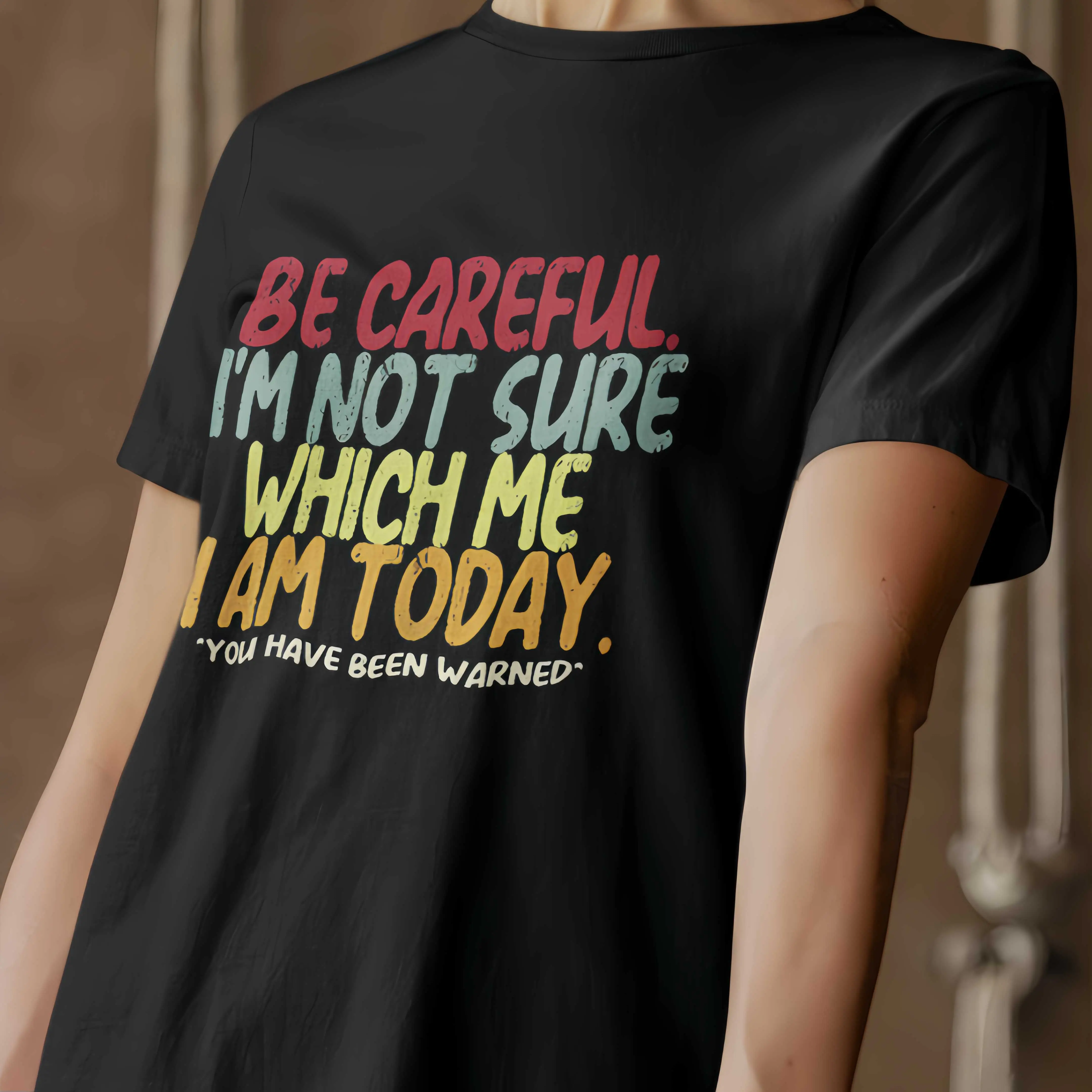 2025 Women's 100% Cotton 200G Knit Printed Graphic Crew Neck Short Sleeve Fitted T-Shirt - Black & White, Casual Sporty Retro, High-Quality, Machine Washable, S-5XL Normal Type Graphic Tops