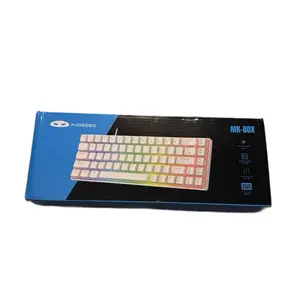 Magegee 60% Mechanical Keyboard MK-BOX with Colorful Symbols, Includes User Manual