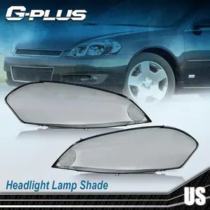 New Fit For 2006-2016 Chevy Impala Limited Smoke Headlight Replacement Lens