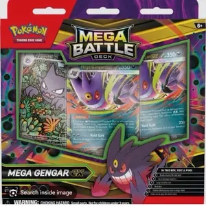 Pokemon TCG Mega Gengar EX Mega Battle Deck with Exclusive Haunter Illustration Rare Promo Sealed Brand New Trading Card Game Box