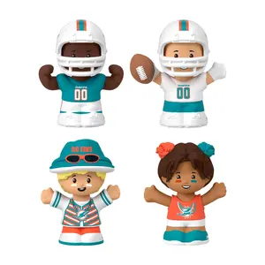 Miami Dolphins 4-Piece NFL Little People Collector Set