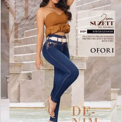 Jeans Colombianos Piel De Durazno TikTok Shop