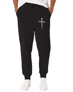Christian Sweatpants for Men and Women with Back Pocket & Adjustable Drawstring Breathable Athletic Bottoms 80/20 Cotton/Polyester Blend