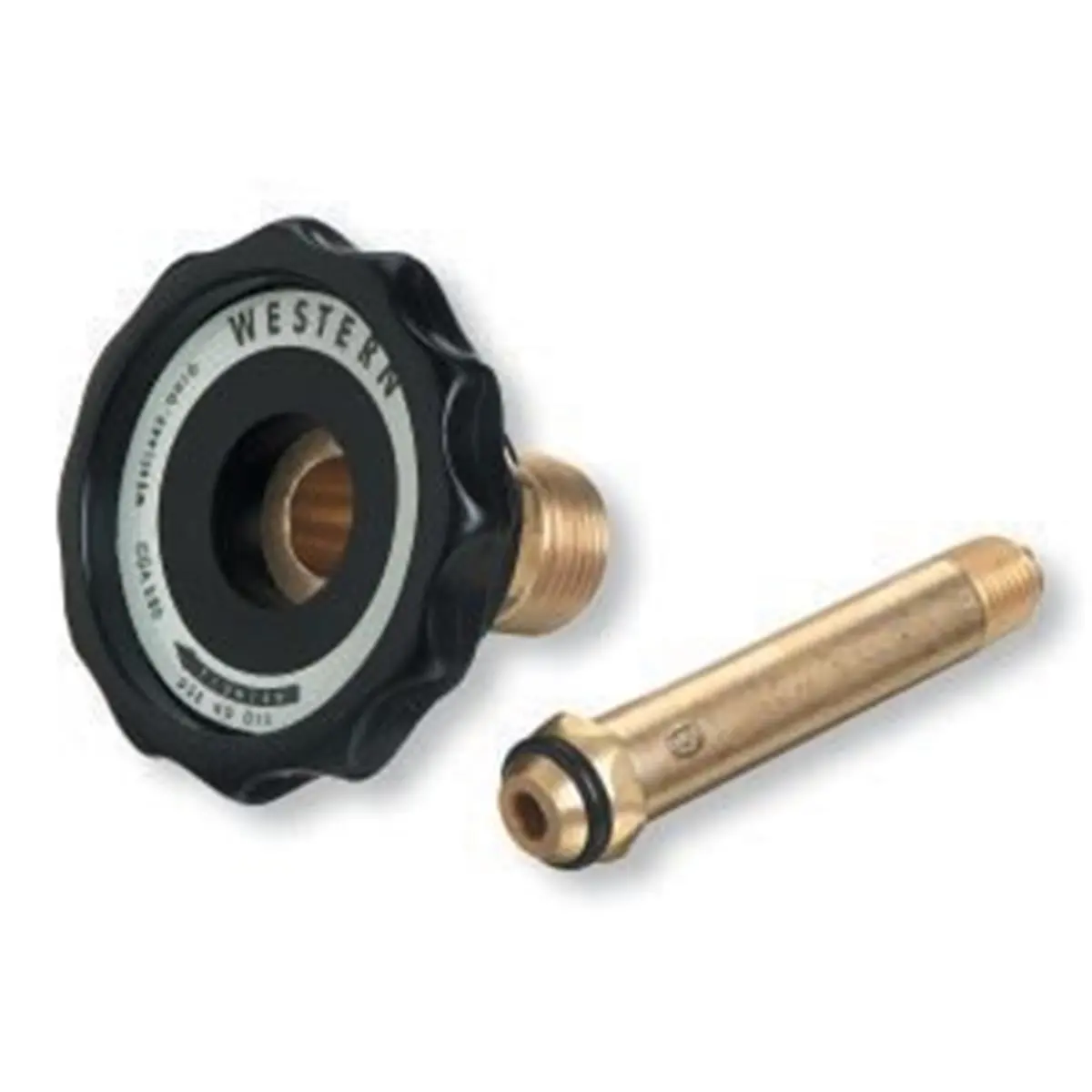 Western Enterprises  We 692 Handtight Nut, Brass, Rh Thread