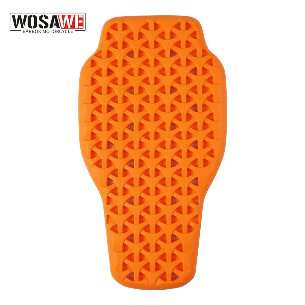 WOSAWE CE Approved Motorcycle Back Protector Universal Motorbike Knee Pads Soft Motorcycle Jacket Insert Armor Equipment