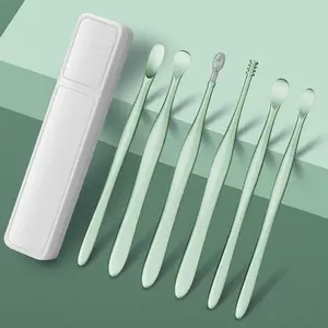 6-Piece Ear Cleaning Tool Set, Oil-Ear Specific Ear Pickers, Spiral Climbing Cleaner, Ear Care Essentials, Ear Scraping Kit