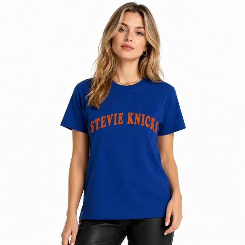 Stevie Knicks Shirt, Inspired by TLor & HAIM Stevie Knicks Tshirt for Fan, Blue Stevie Knicks Tee