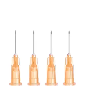 100Pcs 25 Gauge 5/8 Inch (16MM) Needle Luer Lock Individual Package of Lab Tools Accessories for Industrial Measuring, Plant, Refilling Inks, Scientific