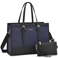 Deep Blue & Black(Canvas+PU Leather edge) 