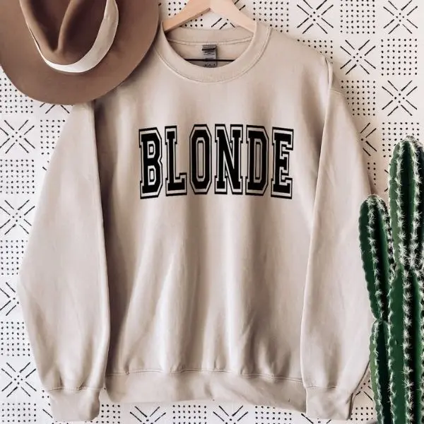 Blonde Crewneck Sweatshirt