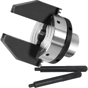 Dedicated 2-Inch 2-Jaw Pen Drilling Lathe Chuck, 1" X 8TPI Direct Thread Blank Chuck for Woodturning