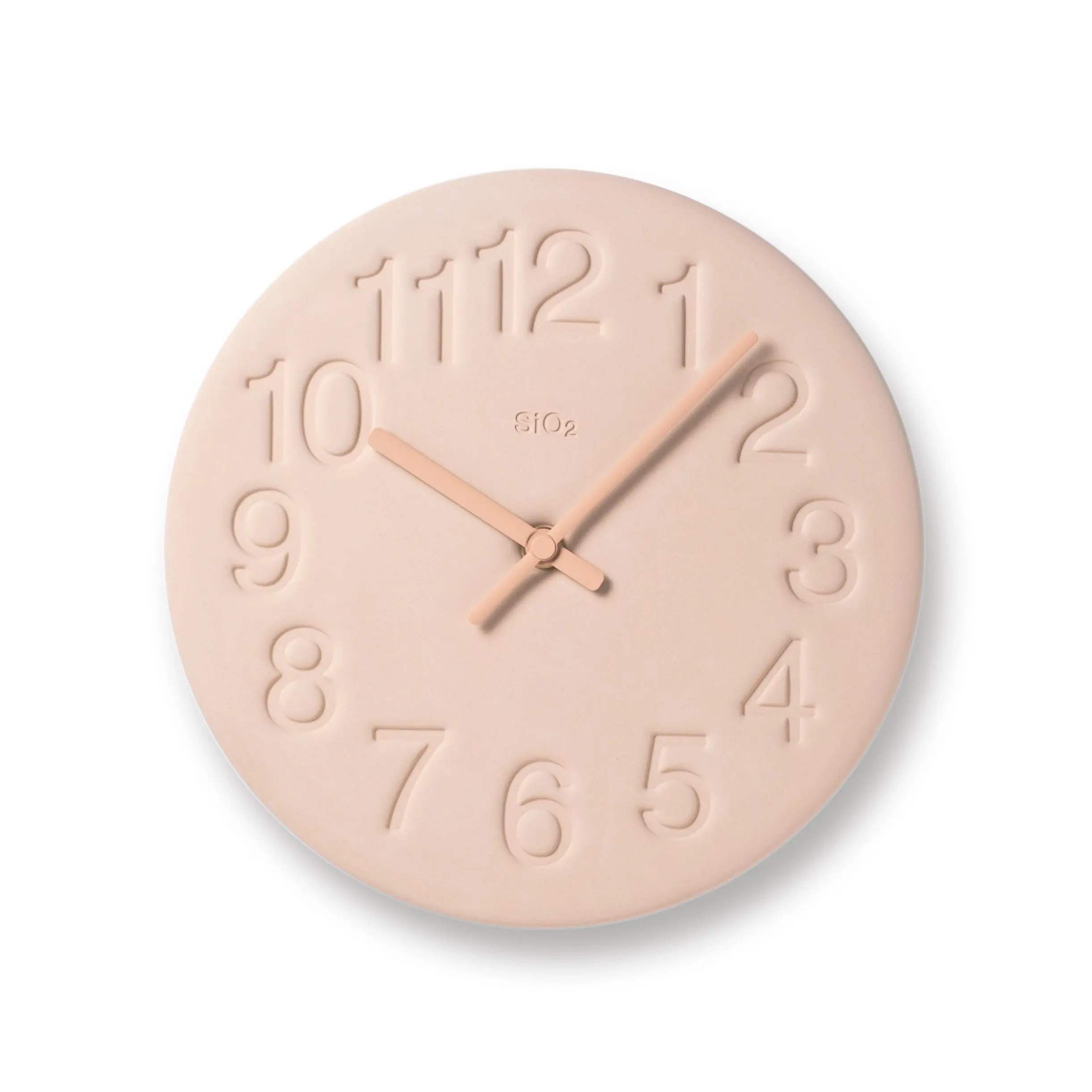 Diatomaceous Earth Wall Clock