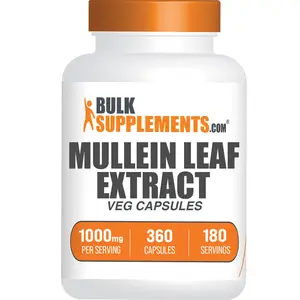 BulkSupplements.com - Mullein Leaf Extract - Mullein Leaf - Herbal Extract - Botanical Supplement - 360 Vegetarian Capsules - 1000 mg per Serving