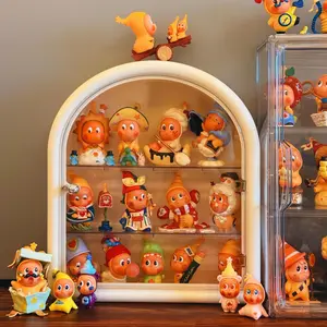 Transparent Display Rack Box, Handheld Figure Showcase Cabinet, Blind Box Storage Organizer, Ideal for Collectibles & Toys