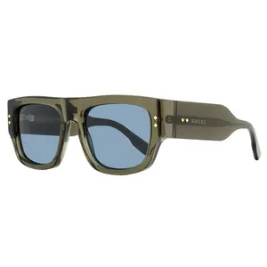 Gucci Vintage Flat Top Sunglasses GG1262S 003 Transparent Gray 54mm
