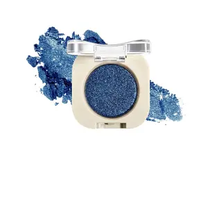 Deep Sea Blue Shimmer Eyeshadow - Jewel-Toned Metallic Finish for Bold Look, Buildable Color from Smoky to Accent, Highly Pigmented for Mermaid & Festival Makeup