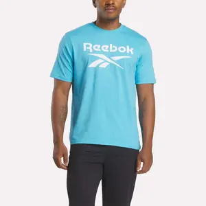 Reebok Men's Big Logo Crewneck Short Sleeve Tee