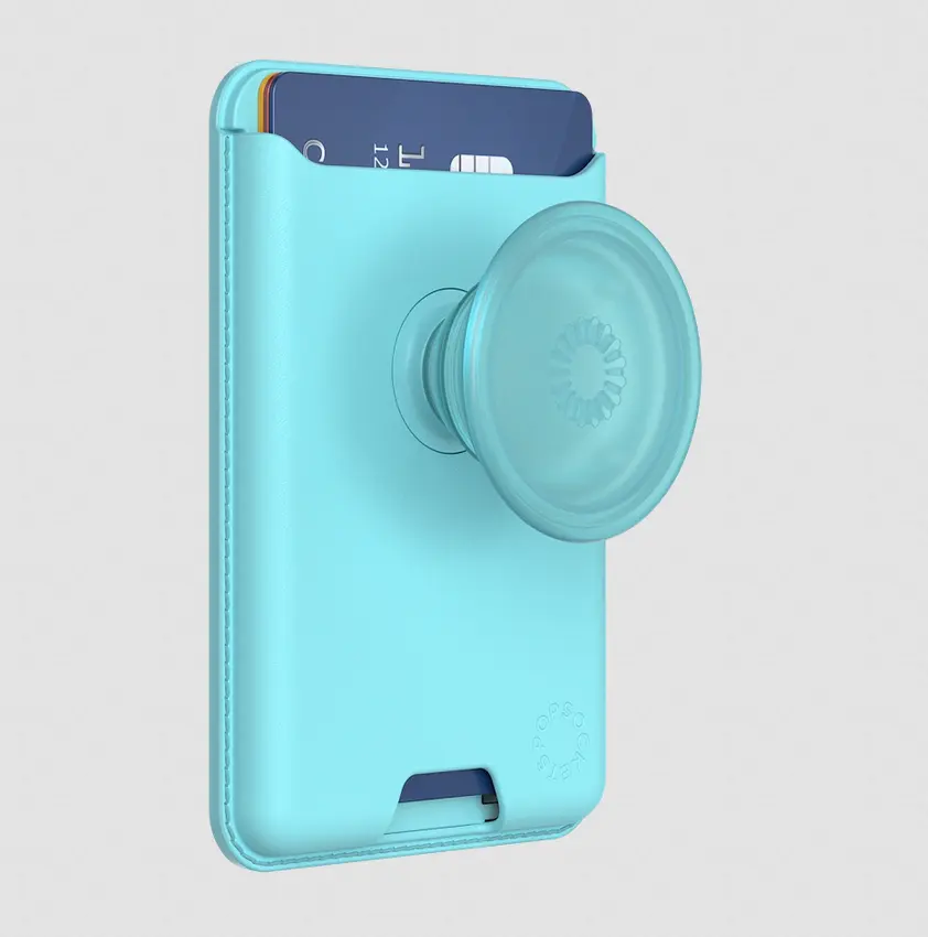 popsockets Butterfly Pea Blue  Softgoods MagSafe PopWallet+