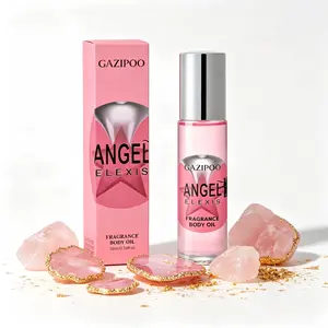 10ML Pink Angel Body Pheromone Oil - Roll-On Subtle Essential Fragrance Oil, Fresh Strawberry for Men and Women, Dating Traveling Home