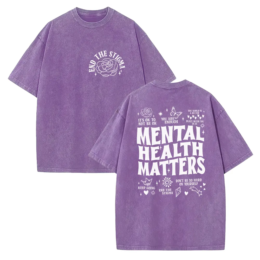 Mental Health Matters Shirt, End The Stigma Tee, Mental Health Awareness Month Gift, Therapist Support T-shirt, Mental Outfit