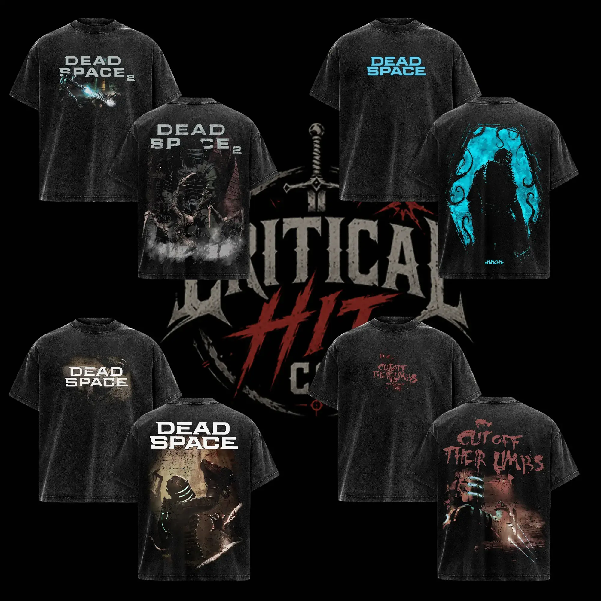 [Collection] Dead Space 2 Washed Oversized T-Shirt, Retro Survival Horror Game Graphic Tee, Isaac Clarke Space Horror Shirt, USG Ishimura Sci-Fi Gaming Merch, Vintage Acid Wash Streetwear, Heavyweight Cotton Gamer Gift, Double Sided Unisex Tee