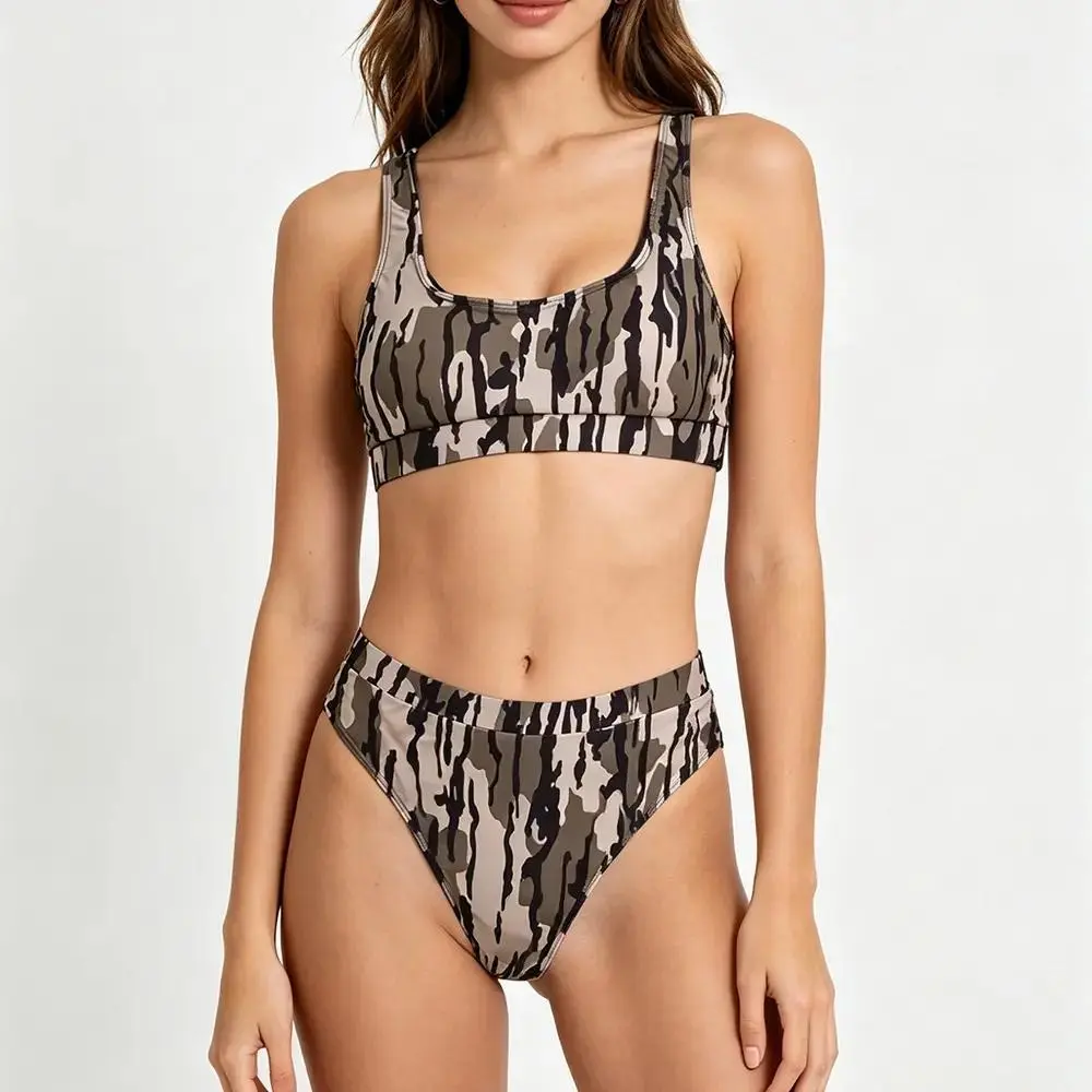 Real Tree Bottomland Camo Bikini Set for Women - Summer outfit