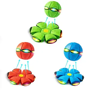 Kids Magic Metaball Flying Saucer Bouncy Ball Interactive Outdoor Toy for Parent-Child Interaction