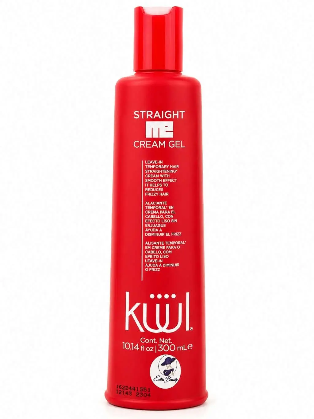 Kuul Straight Me Cream Gel - 10.14 fl oz, Convenience & Efficiency Leave-In Temporary Hair Straightening Styling Product, Convenience And Efficiency