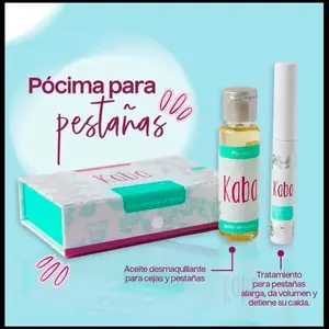 Kaba Serum de Pestañas 37ML - Intensive Growth Serum for Eyelash & eyebrow Growth, Alcohol Free, No Alcohol, No Vaporizers Required - Makeup, Mascara Comfort Skin Care