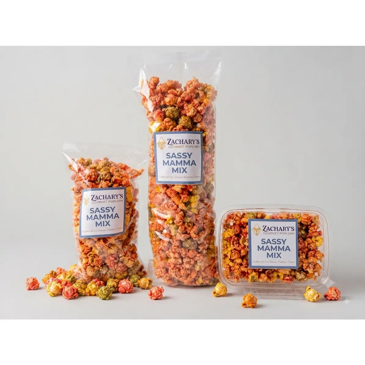 Premium Popcorn 3-Size 1-Flavor Bundle, Assorted Portion Snack Pack for On-The-Go Enjoyment